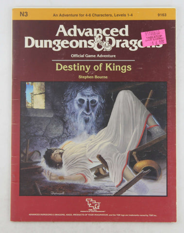 AD&D N3 Destiny of Kings VG, by Bourne  
