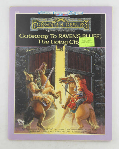 AD&D Gateway to Ravens Bluff The Libing City w/Map, by Various  