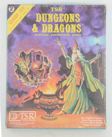 D&D Expert Rules Box Set With Box and Book only, by Gygax, Arneson  