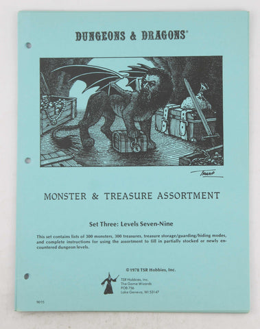 D&D Monster & Treasure Assortment Set Three: Levels Seven-Nine, by Various  