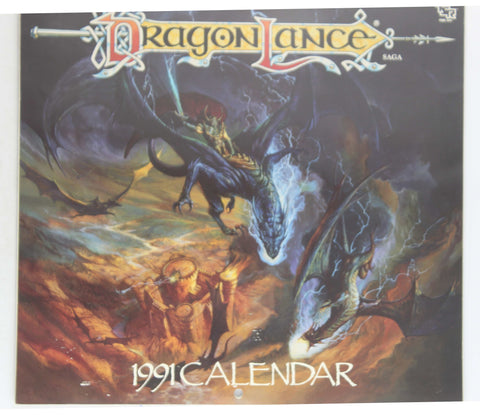 AD&D Dragonlance 1991 Calendar, by Various  