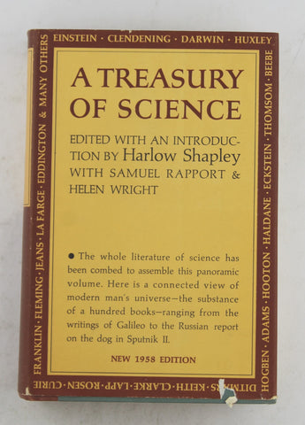 A Treasury of Science, by Shapley, Harlow, Rapport, Samuel and Wright, Helen  