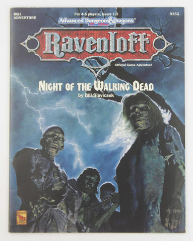 Night of the Walking Dead (Advanced Dungeons & Dragons, 2nd Edition: Ravenloft, Adventure/9352/RQ1), by Bill Slavicsek  