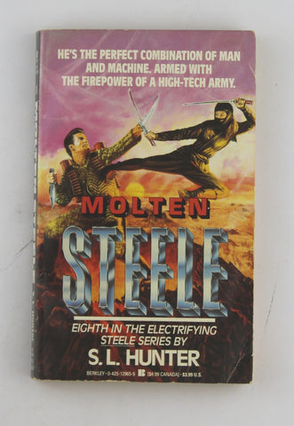Molten Steel Steele #8, by S.L. Hunter Signed First Edition