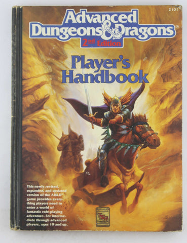 Advanced Dungeons & Dragons Player's Handbook, 2nd Edition, by David "Zeb" Cook  