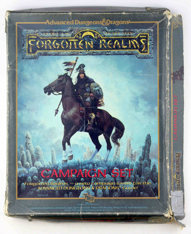 AD&D 2e Forgotten Realms Campaign Set Rougher, by Greenwood  