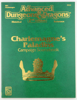Charlemagne's Paladins: Campaign Sourcebook (AD&D 2nd Ed. Fantasy Roleplaying, Book+Map, HR2/9323), by Rolston, Ken  