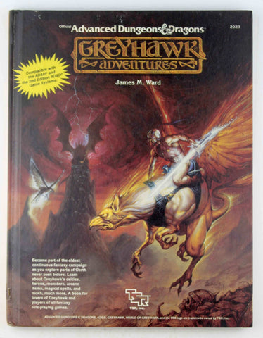 AD&D Greyhawk Adventures Mild Stain, by James M Ward  