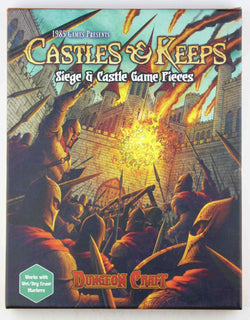 1985 Games Castles & Keeps Siege & Castle Pieces, by In House  