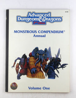 AD&D 2e Monstrous Compendium Annual VG Vol 1, by David Wise  