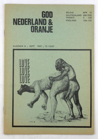 God Nederland & Oranje #8 Sept 1967 Anarchist Zine, by Various  