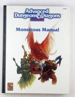 Monstrous Manual (AD&D 2nd Ed Fantasy Roleplaying Accessory, 2140), by   