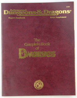 AD&D 2e The Complete Book of Dwarves 2124, by Bambra, et al  
