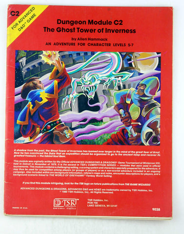 AD&D C2 The Ghost Tower of Inverness 9038, by Allen Hammack  