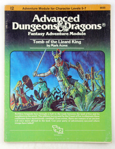 Tomb of the Lizard King  (Advanced Dungeons & Dragons/AD&D Module I2), by Acres, Mark  