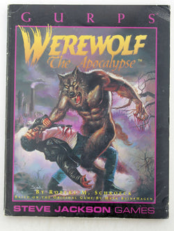 GURPS RPG Werewolf The Apocalypse, by Schroeck  