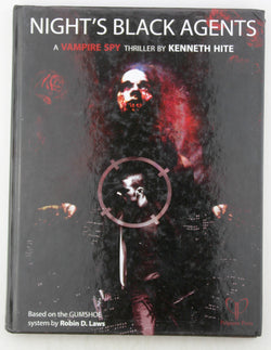 Night's Black Agents Vampire Spy RPG, by Hite Signed 