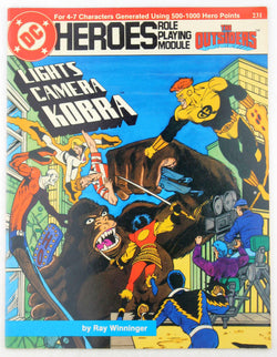 DC Heroes RPG Lights Camera Kobra, by Ray Winninger  
