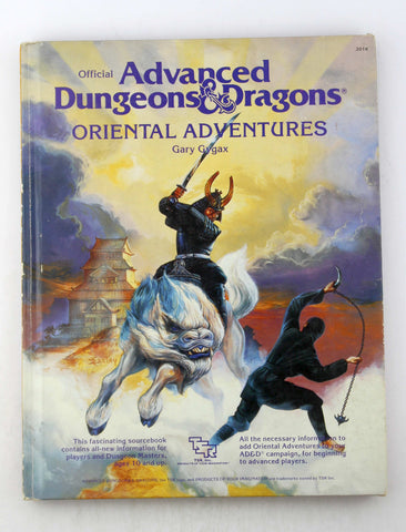 Oriental Adventures: The Rulebook for AD&D Game Adventures in the Mystical World of the Orient (Official Advanced Dungeons & Dragons), by Marcela-Froikeval, Francois, Cook, David, Gygax, Gary  