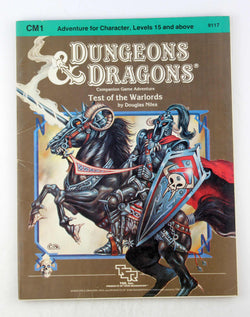 Test of the Warlords (Dungeons & Dragons Module CM1), by Niles, Douglas  