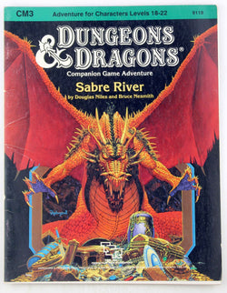 D&D CM3 Sabre River, by Douglas Niles, Bruce Nesmith  