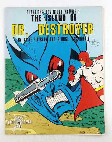 The Island of Dr. Destroyer (Champions Adventure Number 1), by George MacDonald, Steve Peterson  