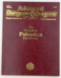 The Complete Psionics Handbook: Player's Handbook Rules Supplement, Dungeons & Dragons (2nd Edition), by Steve Winter  