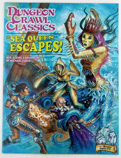 Dungeon Crawl Classics #75: The Sea Queen Escapes, by Curtis, Michael  