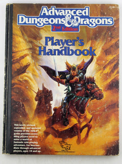 Advanced Dungeons & Dragons Player's Handbook, 2nd Edition, by David "Zeb" Cook  