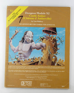 D&D X2 Castle Amber Marker, by Tom Moldvay  