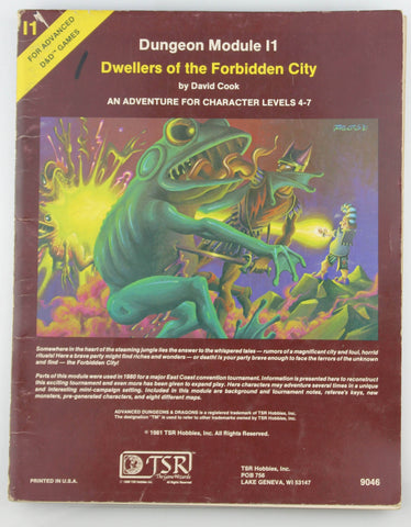 AD&D I1 Dwellers of the Forbidden City Marker, by Cook  