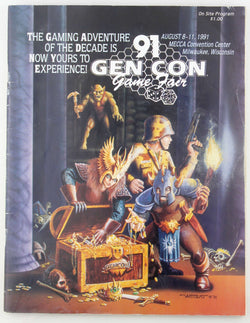 Gen Con 1991 91 Program D&D, by In House  