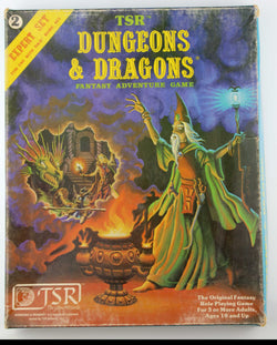 D&D Dungeons & Dragons Expert Set w/Crayon (Black), by Cook, Gygax, Arneson  