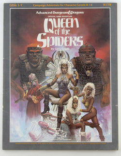 AD&D GDQ1-7 Queen of the Spiders Complete, by Gary Gygax  