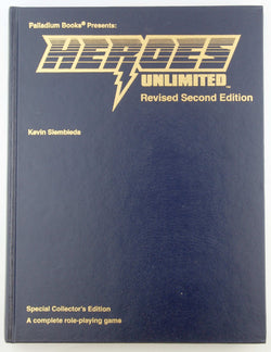 Heroes Unlimited Revised 2nd Edition Special Collector's Edition, by Siembieda Signed 