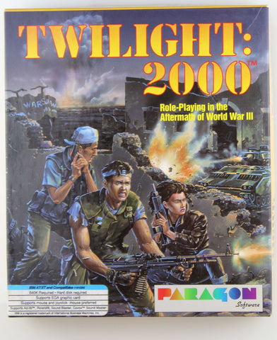 Twilight 2000 WWIII RPG IBM Computer Paragon, by Paragon  