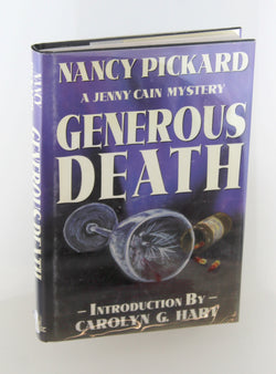 Generous Death (Jenny Cain Mysteries, No. 1), by Pickard, Nancy Signed First Edition