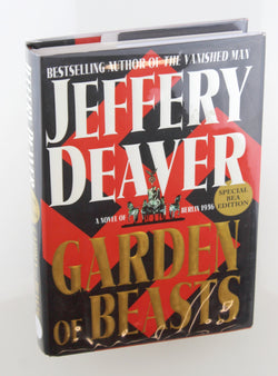 Garden of Beasts: A Novel of Berlin 1936, by Jeffery Deaver Signed First Edition