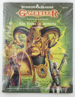 The Elves of Alfheim (Dungeons & Dragons Fantasy Roleplaying, Gazetteer GAZ5, Bk+Map), by Perrin, Steve  
