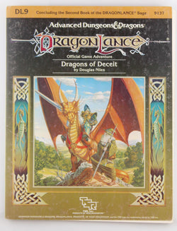 DL9 Dragons of Deceit AD&D Dragonlance VG, by Douglas Niles  