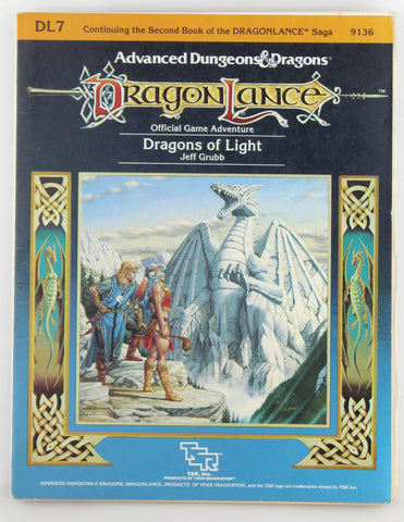 Dragons of Light (Advanced Dungeons & Dragons/Dragonlance Module DL7), by Grubb, Jeff  