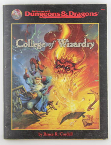 College of Wizardry (Advanced Dungeons & Dragons/AD&D Accessory), by Cordell, Bruce R.  