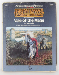 AD&D WG12 Vale of the Mage Greyhawk, by Jean Rabe  
