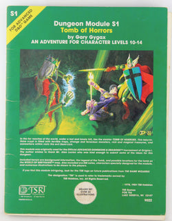 AD&D S1 Tomb of Horrors G+, by Gary Gygax  