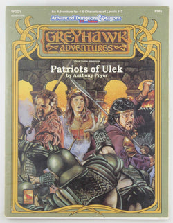 AD&D Patriots of Ulek Greyhawk, by Anthony Pryor  