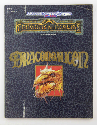 AD&D 2e Forgotten Realms Draconomicon, by Nigel Findley, et al  