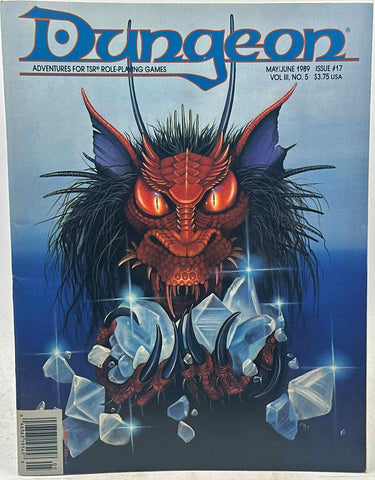 Dungeon Magazine #17 May/Jun 1989 TSR Adventures, by   