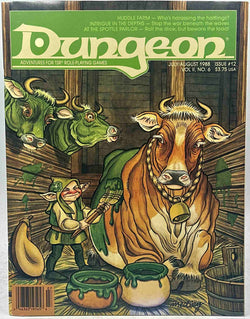 Dungeon Magazine #12 Jul/Aug 1988 TSR Adventures, by   