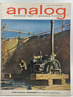 Analog SF July 1963 Ethical Engineer Harrison Pen Cover, by   