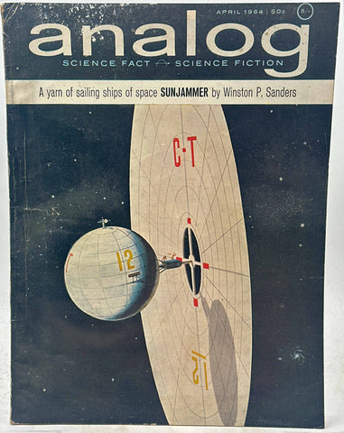 Analog SF April 1964 - Sunjammer Winston P Sanders, by   